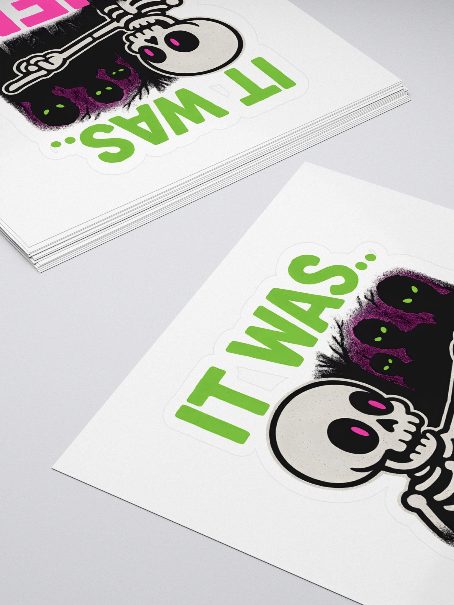 Rage Bone Kiss Cut Stickers product image (4)