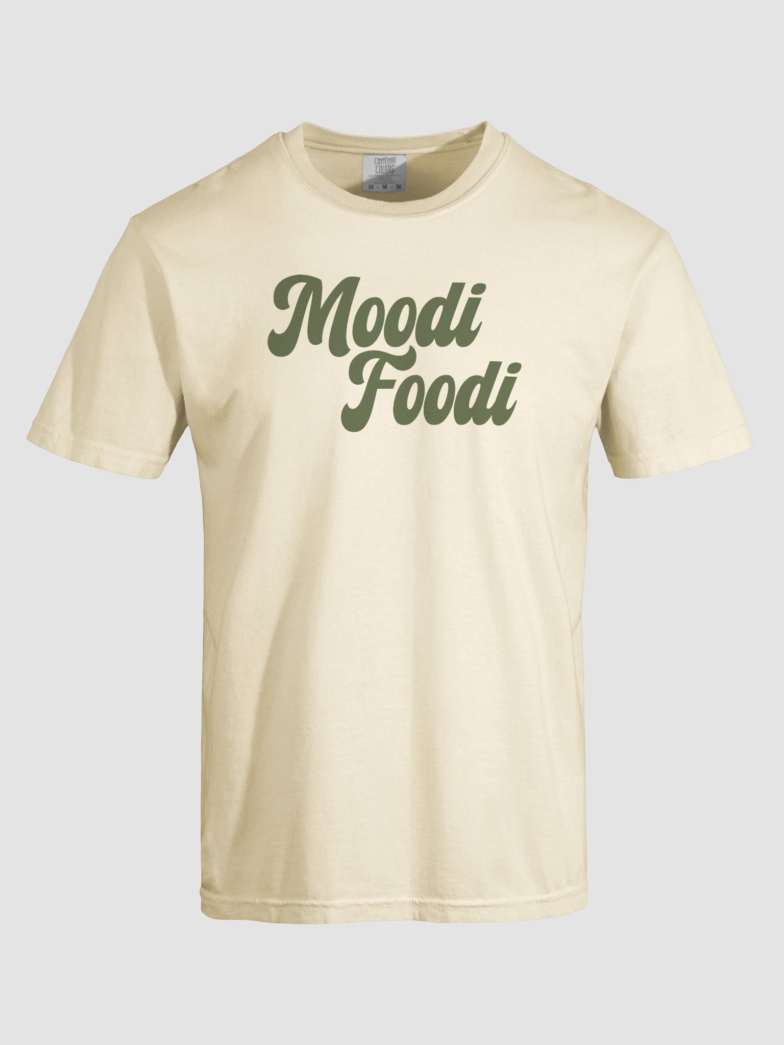 Moodi Foodi Originals, Tee – Olive (Comfort Fit) product image (1)