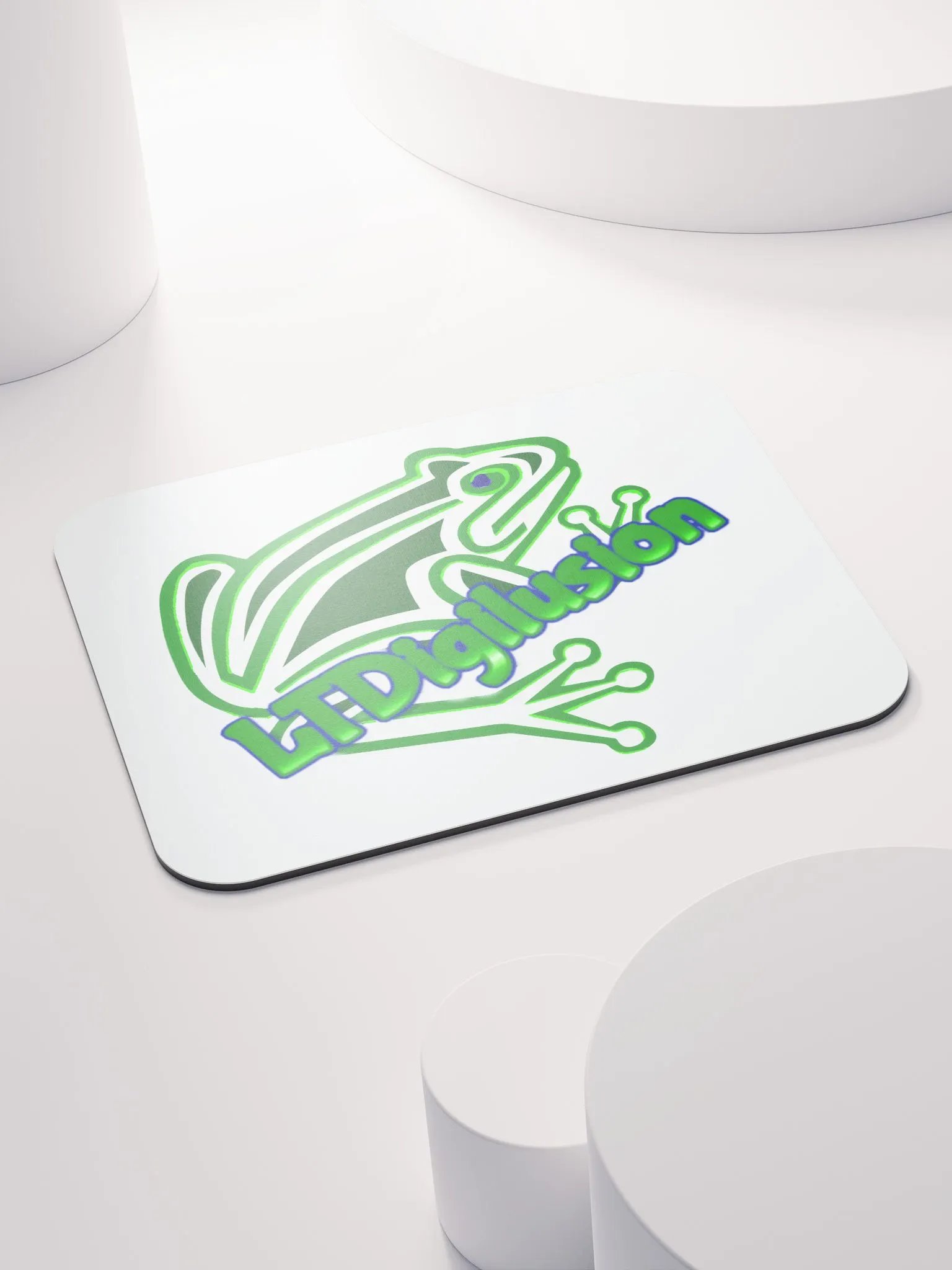 Futuristic Frog Glow Mouse Pad product image (4)