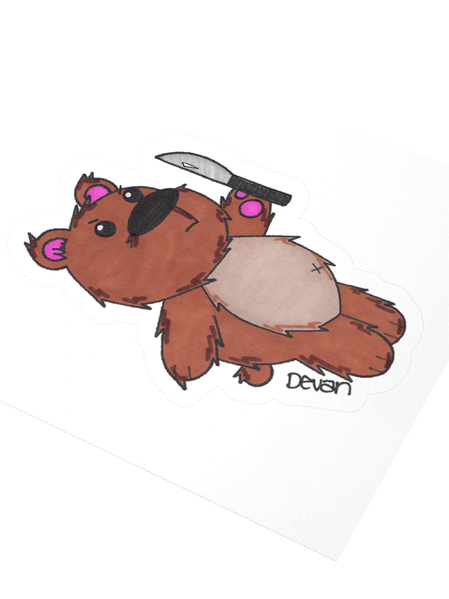 Angry Bear Sticker product image (3)