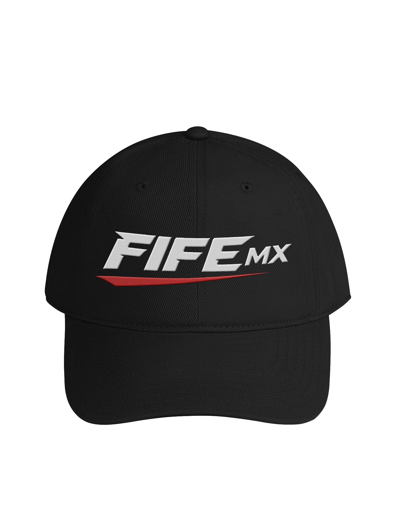 FifeMX Women's Low Profile Baseball Cap – White Embroidered Logo product image (1)