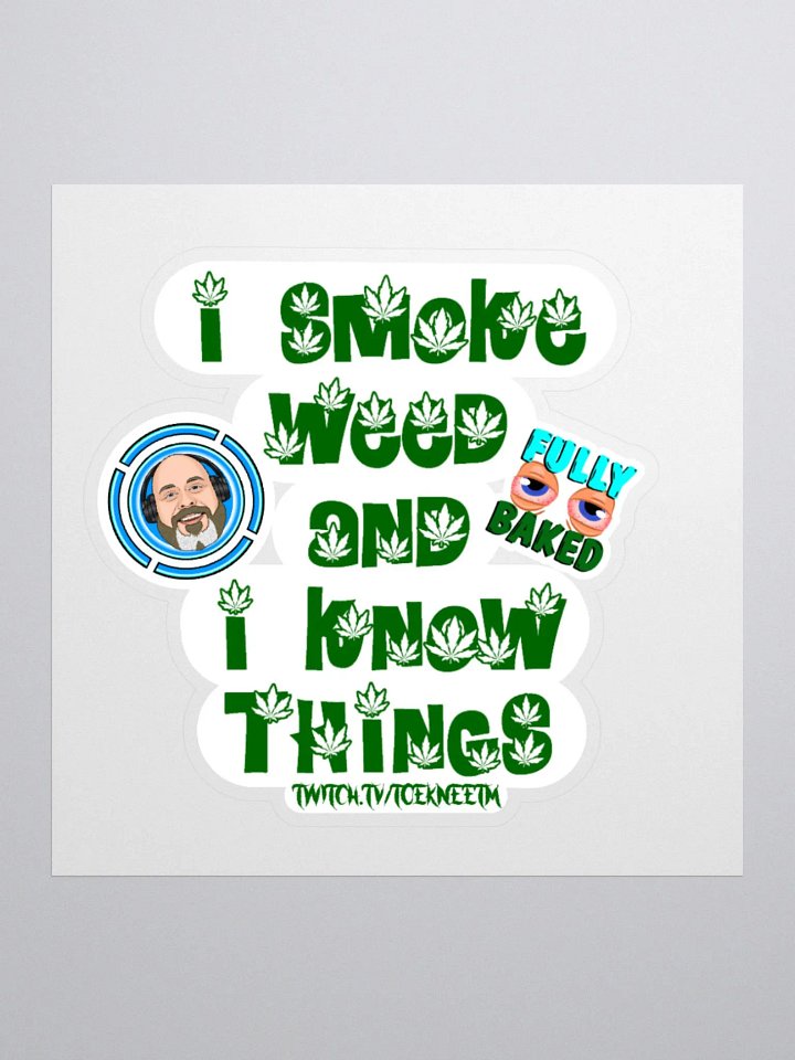 I Know Things Sticker product image (1)