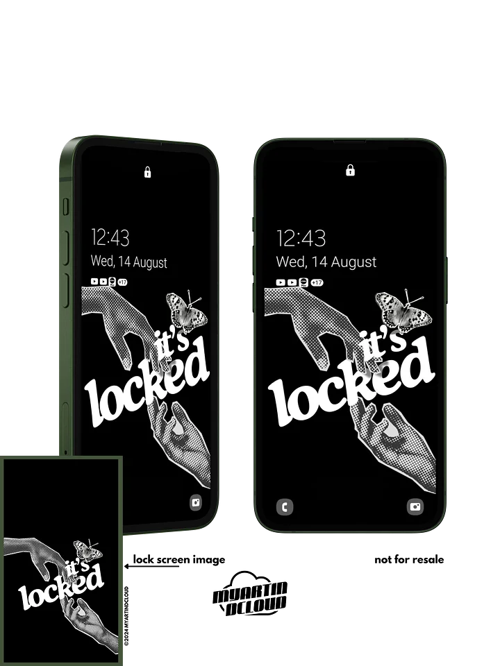 its locked - Artistic Hands Lock Screen Wallpaper product image (1)