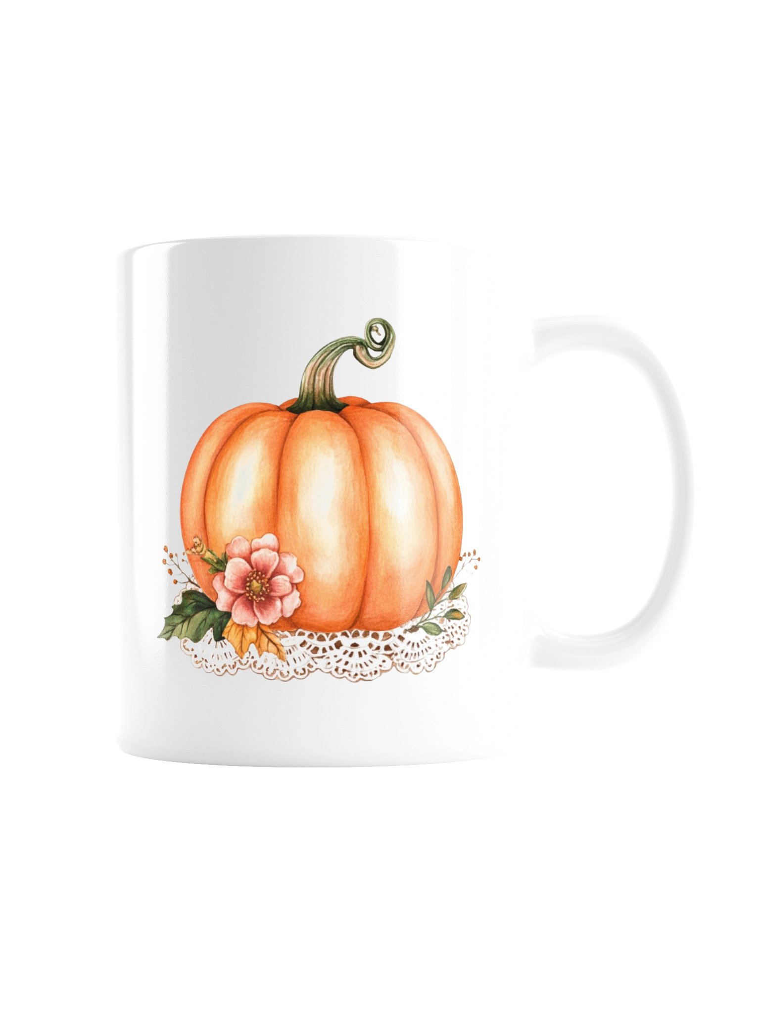 Pumpkin on Lace Mug — The Quiet Parlor Collection product image (4)
