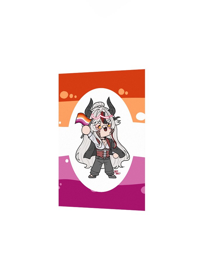 Kori Taicho Lesbian Flag Pride Art Print product image (4)