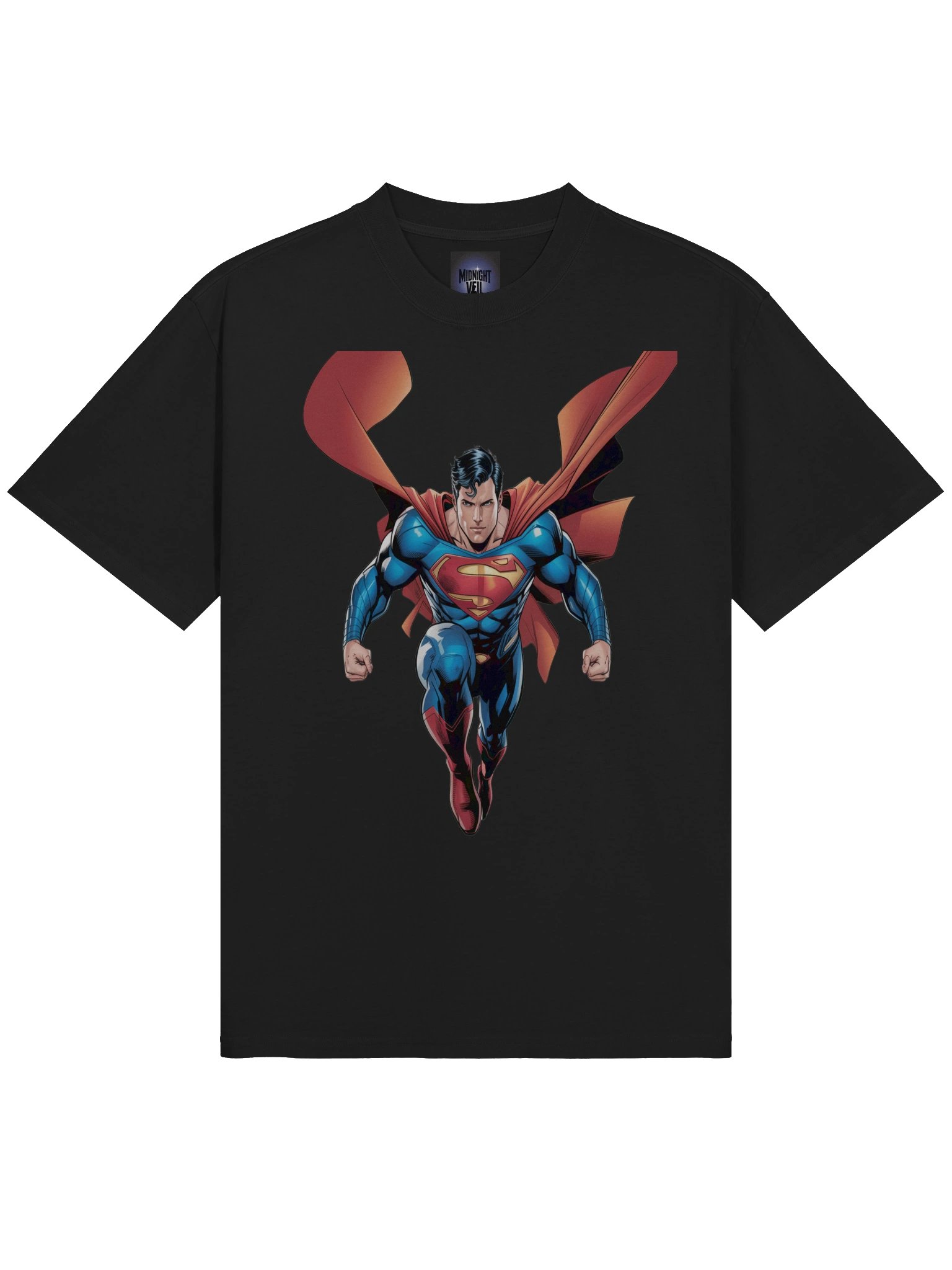 Superman Twilight Triumph Oversized Faded T-Shirt product image (5)