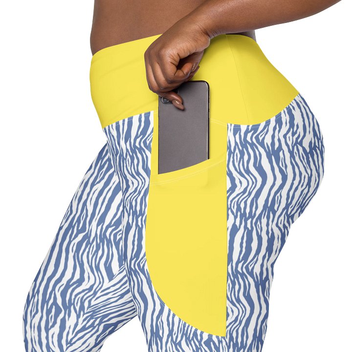 Blue Patterned Leggings product image (2)