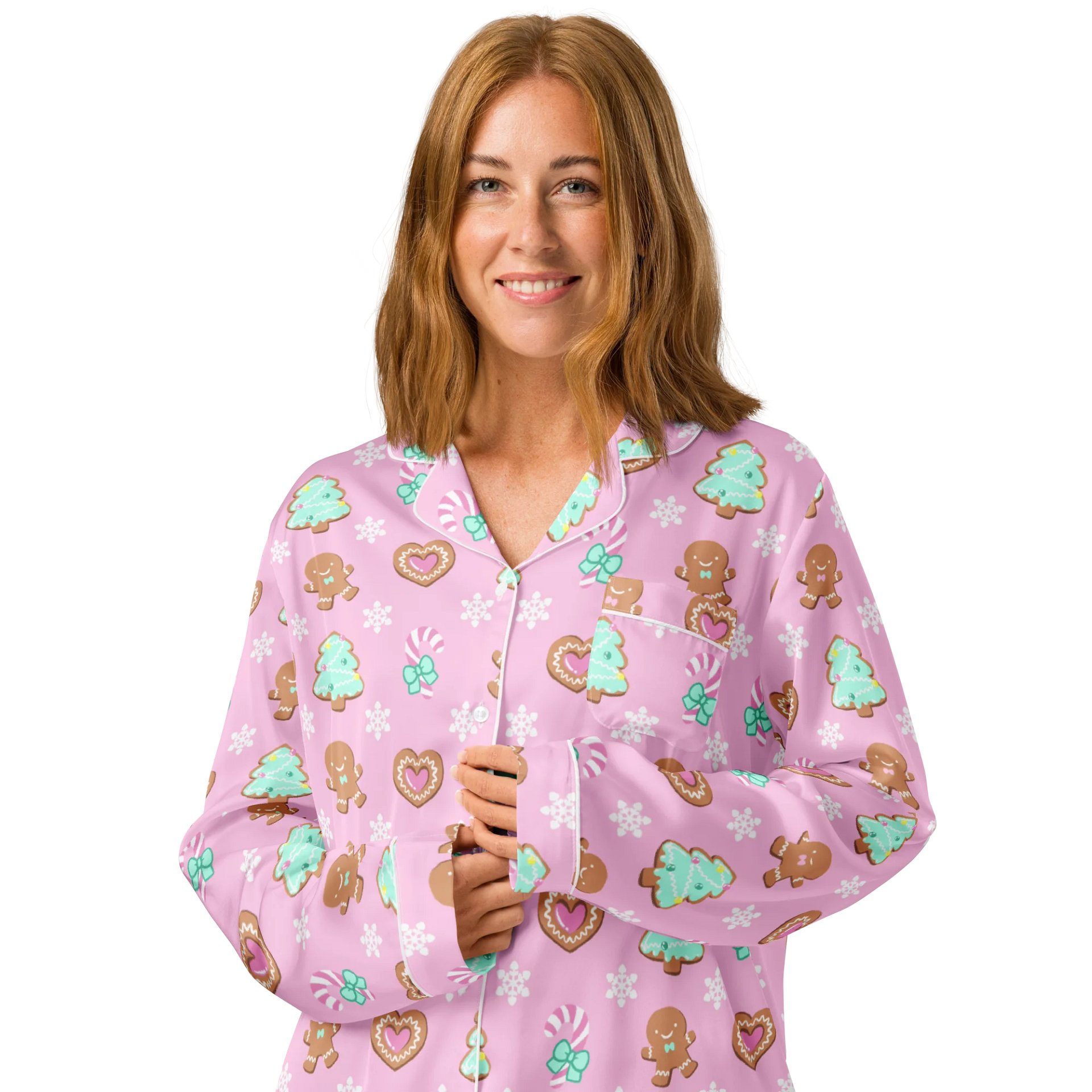 Cozy Gingerbread Pajama Top product image (3)