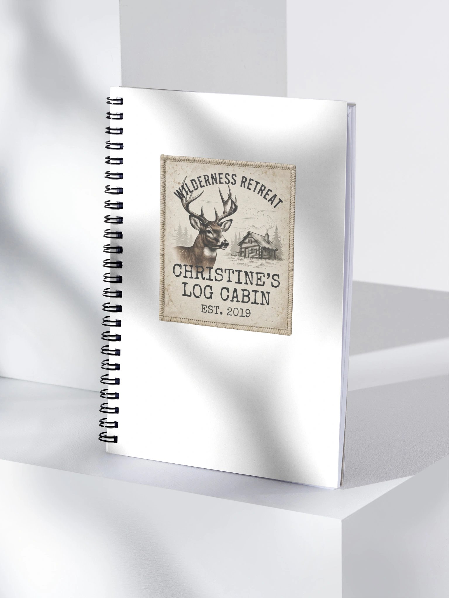 Christine's Log Cabin Kraft Cover Notebook | Journal & Planner product image (4)