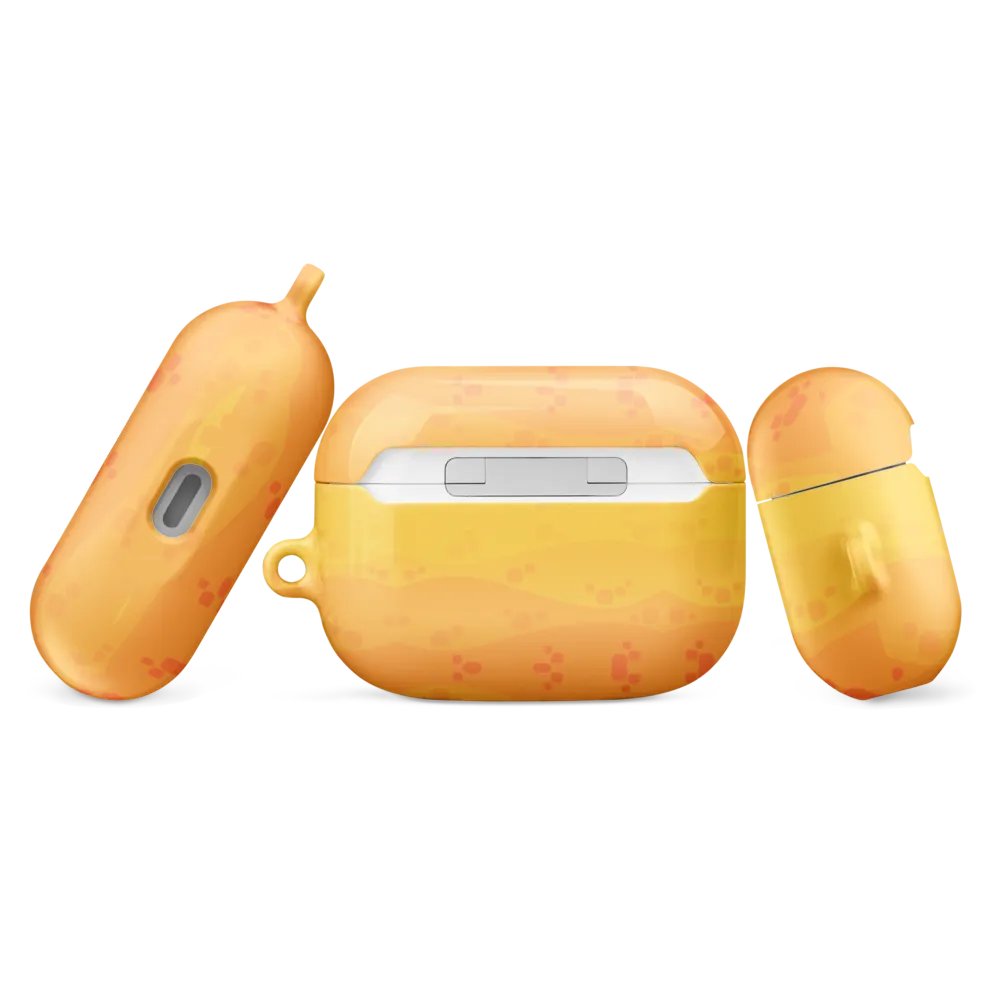 Orange Wave Airpods Case product image (5)