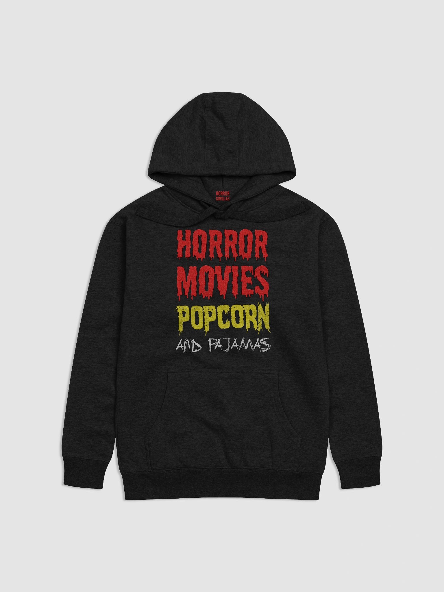 Horror Movies Popcorn And Pajamas Hoodie product image (1)