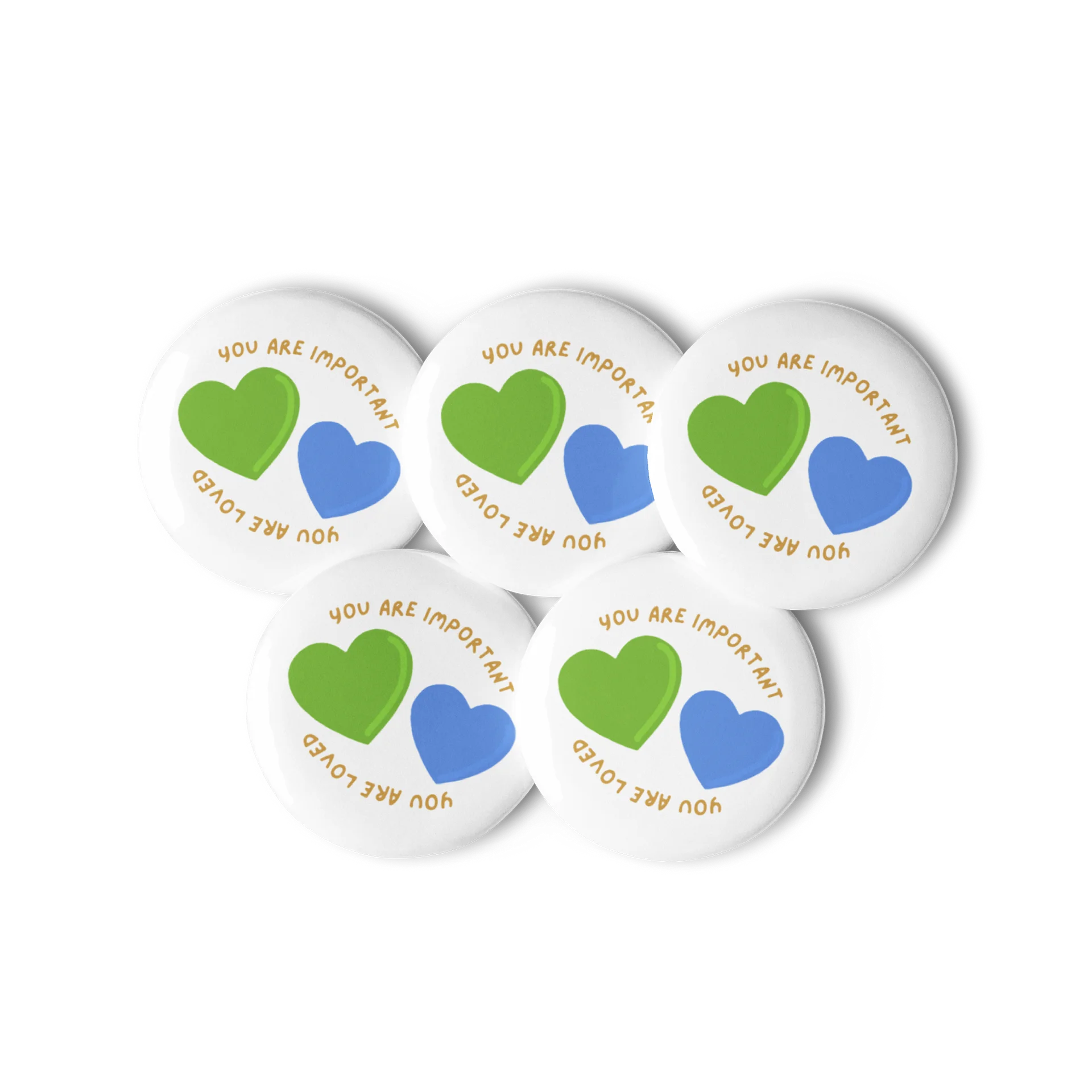 G/B Heart Friendship Pin Set product image (3)