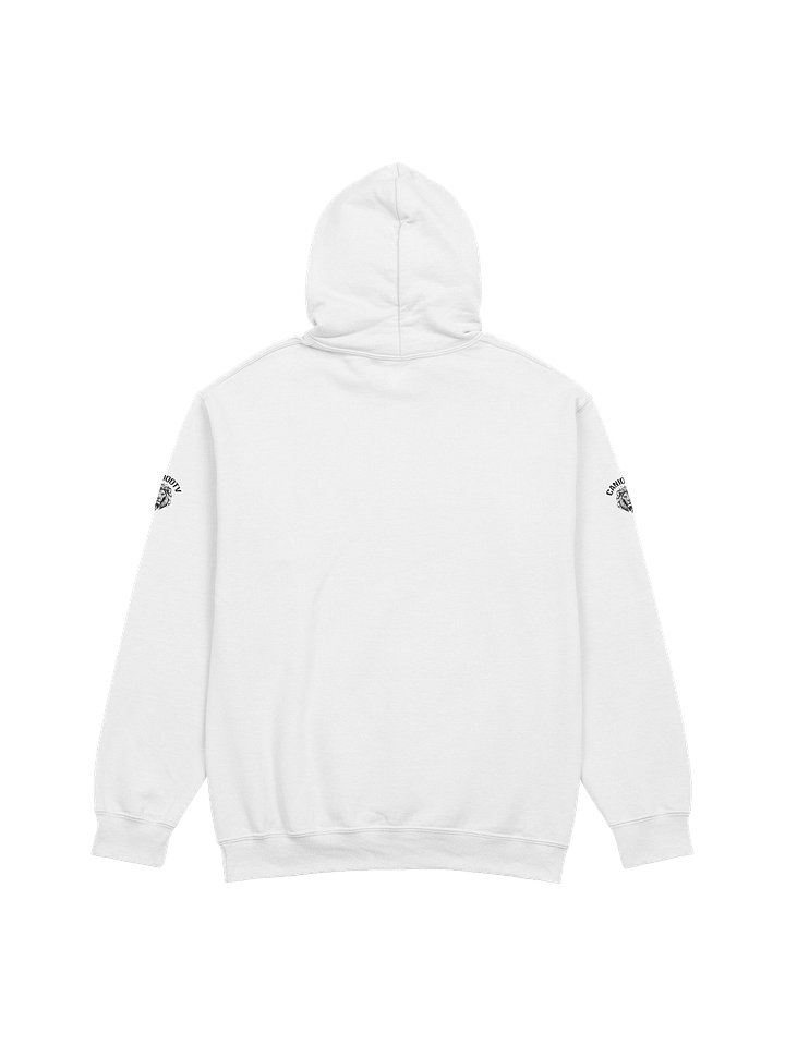 Canio0oTV White Hoodie (Multi Logo) product image (2)