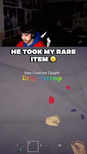 That Damn Seagull Flew In & Jacked My Rare Shrimp 🦐🥲 

#howtofish #gaming #funny