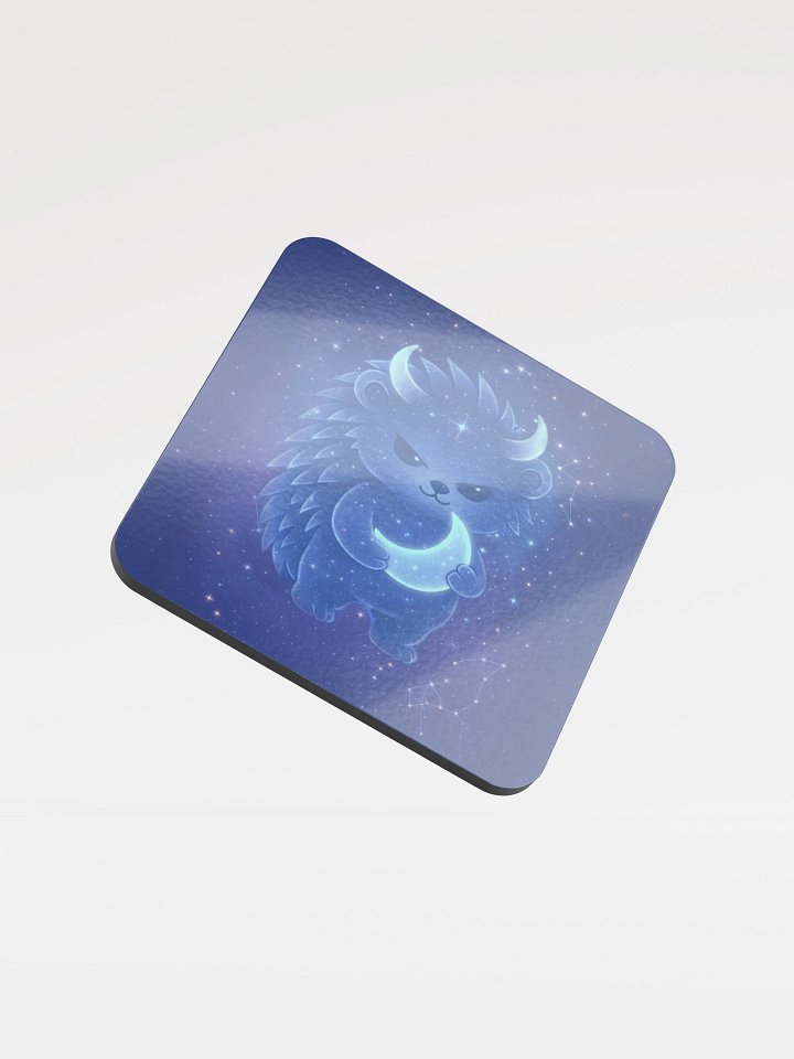 Zodiac hedgie Taurus coaster product image (1)