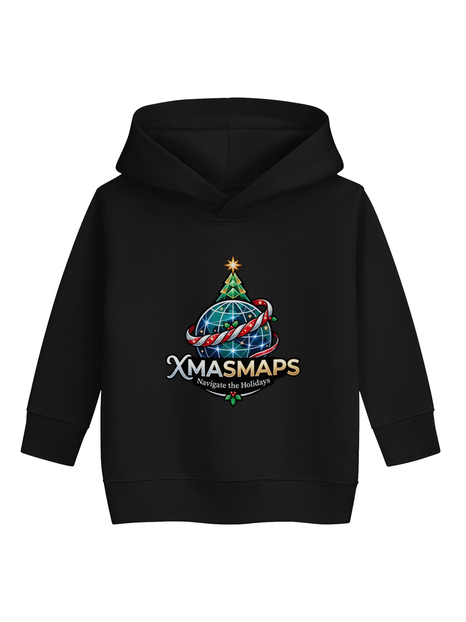 XmasMaps Toddler Pullover Hoodie product image (1)