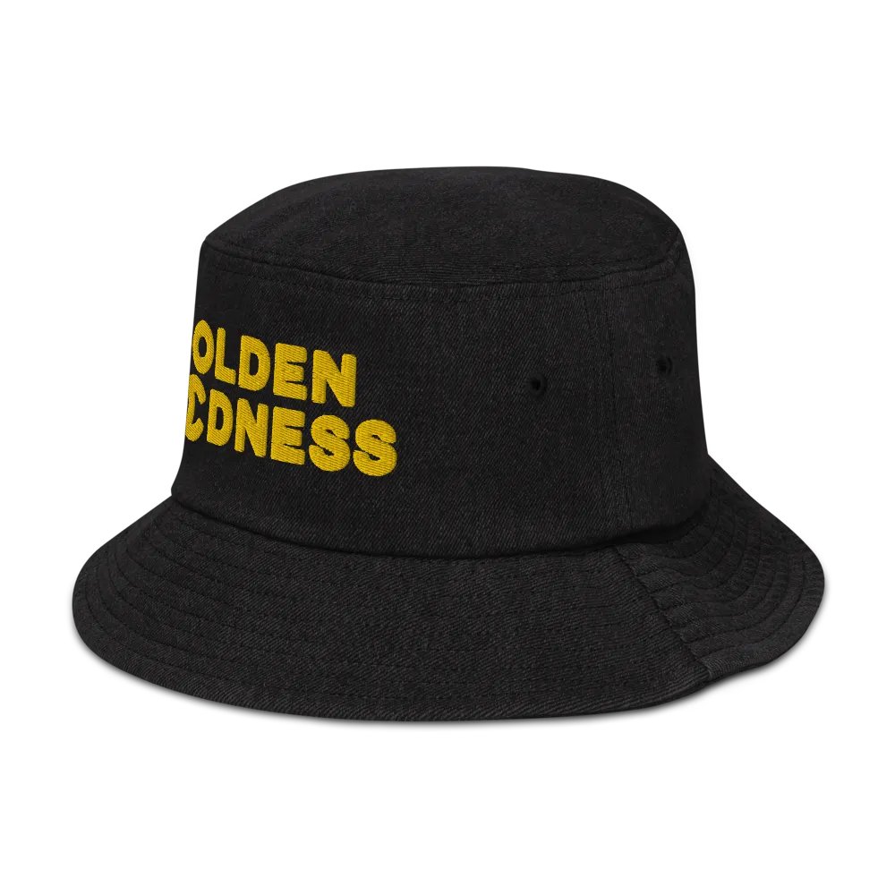 Golden Goodness Denim Bucket Hat product image (4)