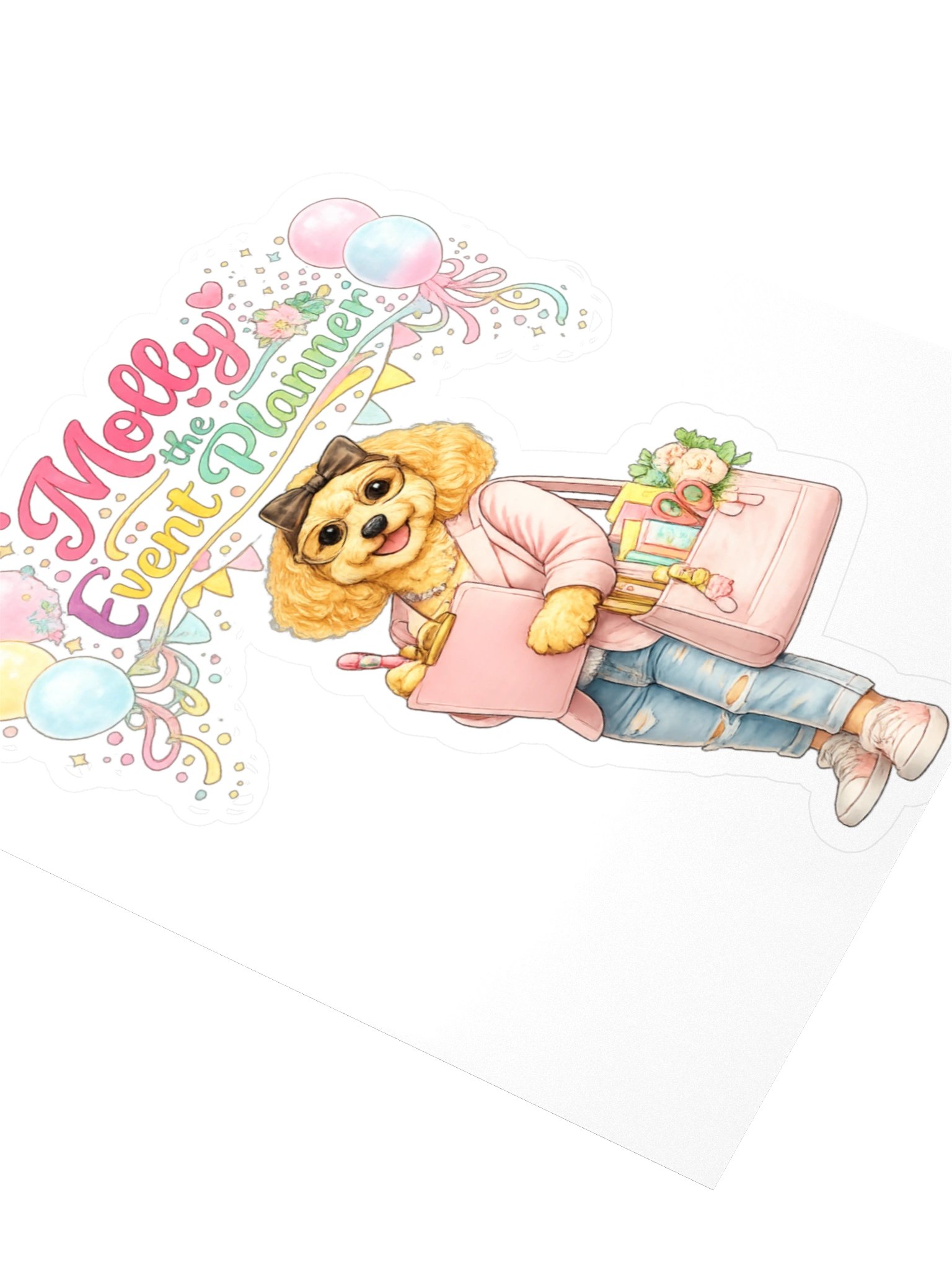Molly the Event Planner Kiss Cut Sticker product image (3)