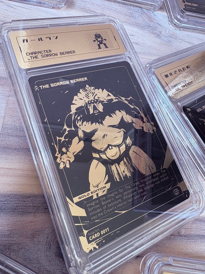 GOLD Sorrow Bearer Card product image (1)