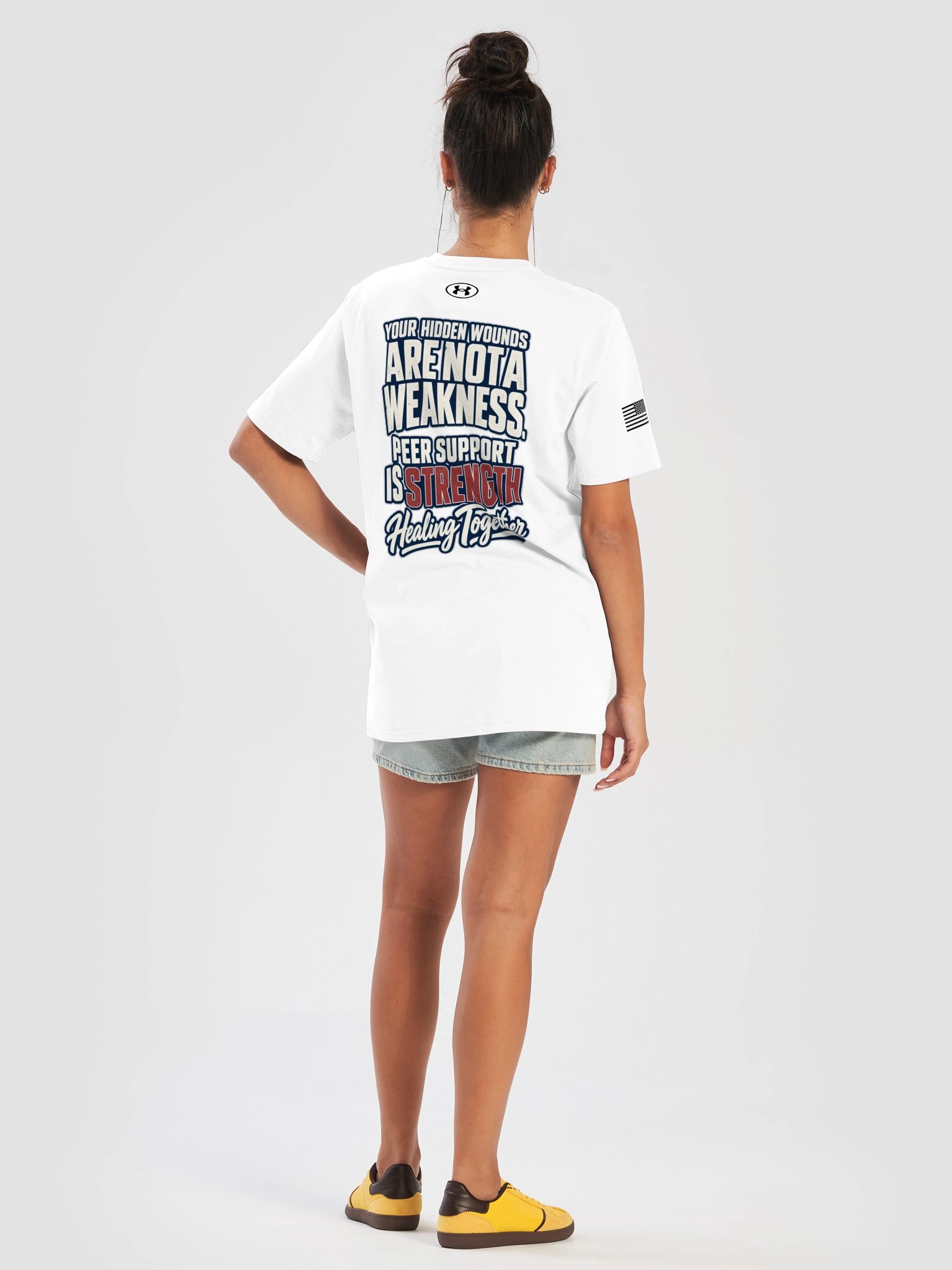 Peer Support is Strength Athletic Tee product image (1)