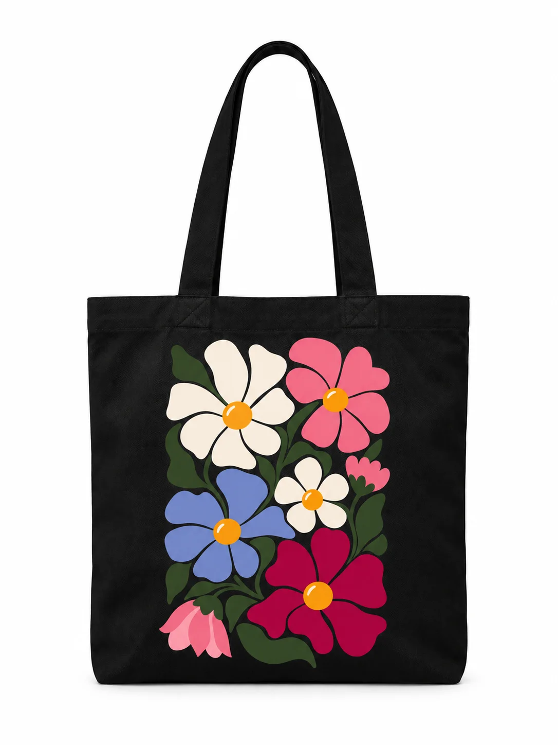 Retro Floral Collage PNG – Colorful Flower Shirt Design product image (4)