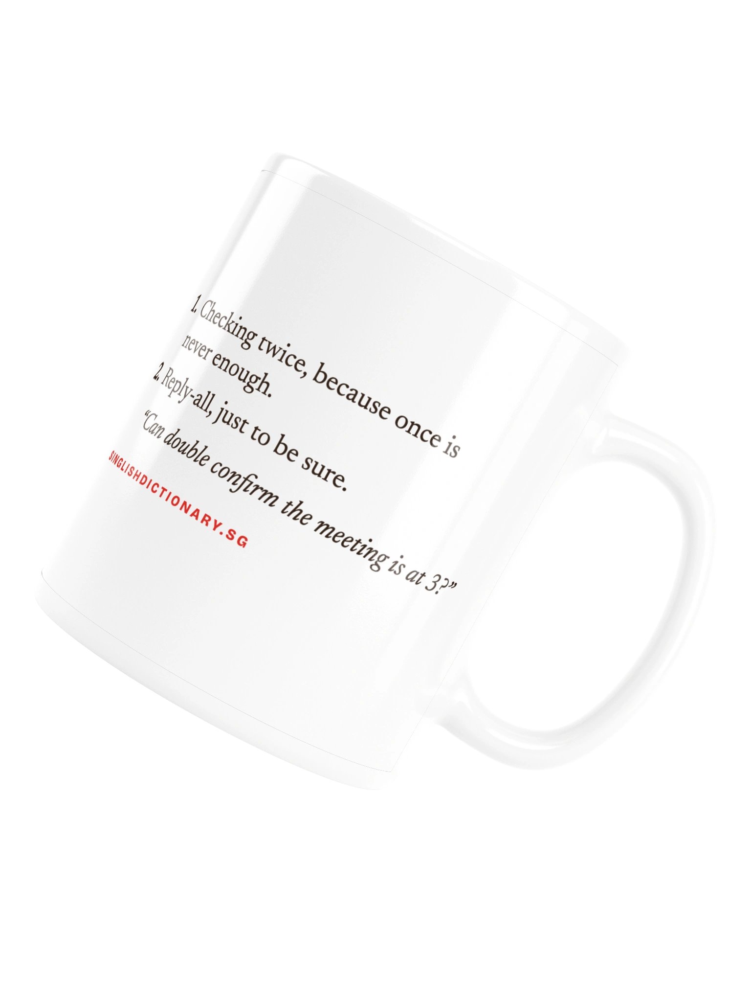 double confirm Mug product image (6)