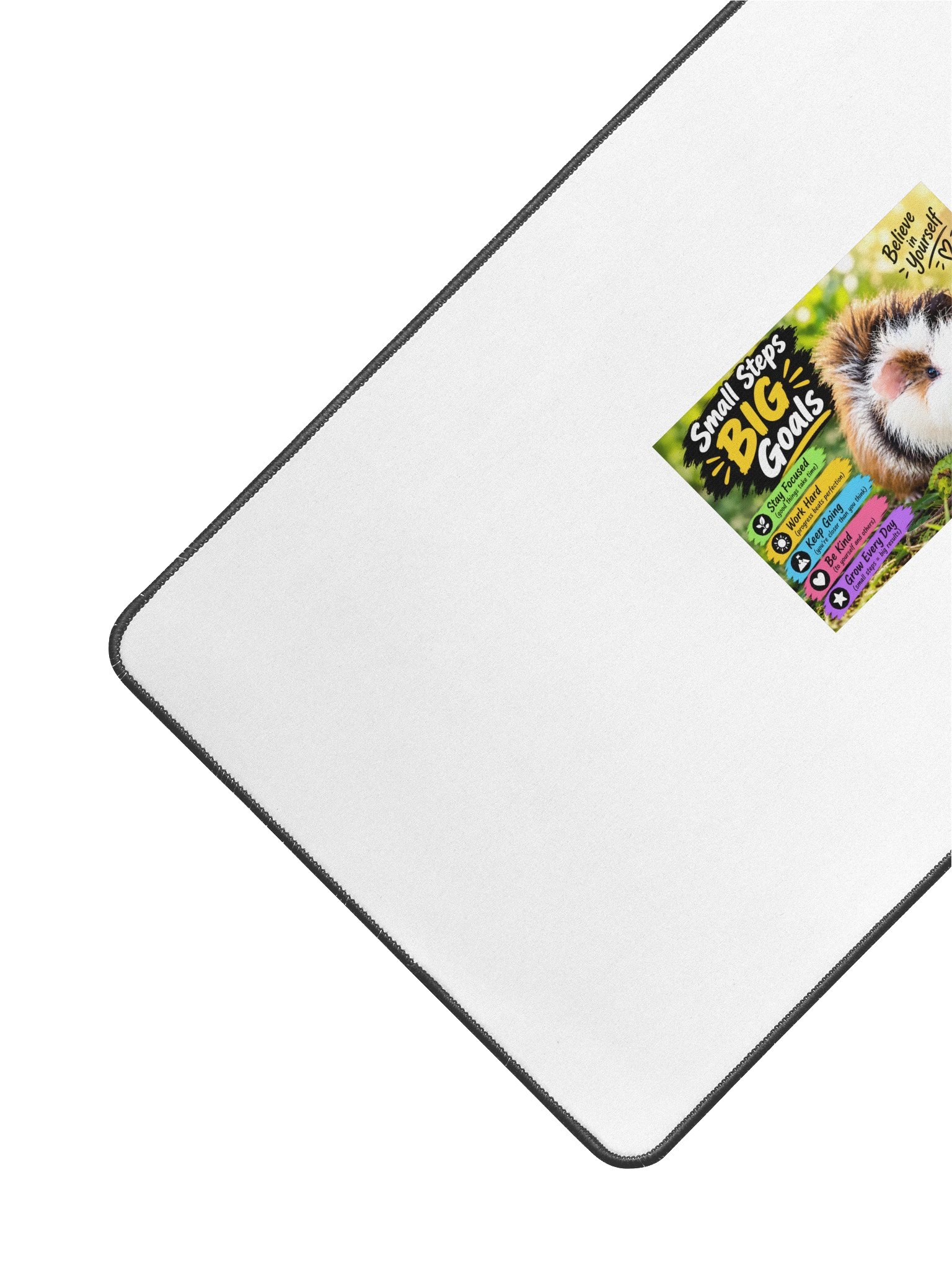 Small Steps, Big Goals Guinea Pig Desk Mat product image (3)