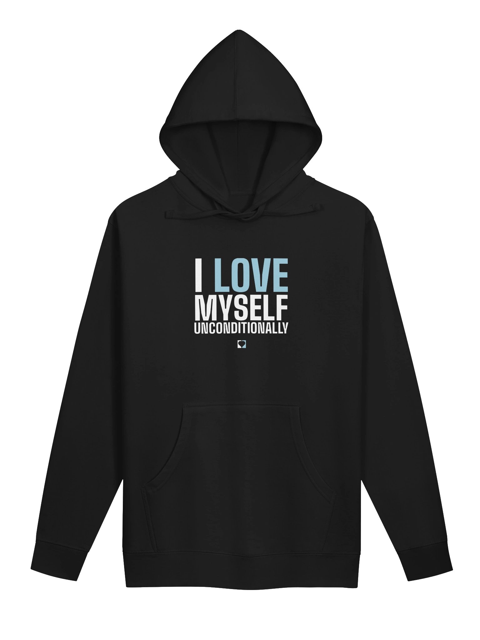 I Love Myself Unconditionally Bold Hoodie product image (1)