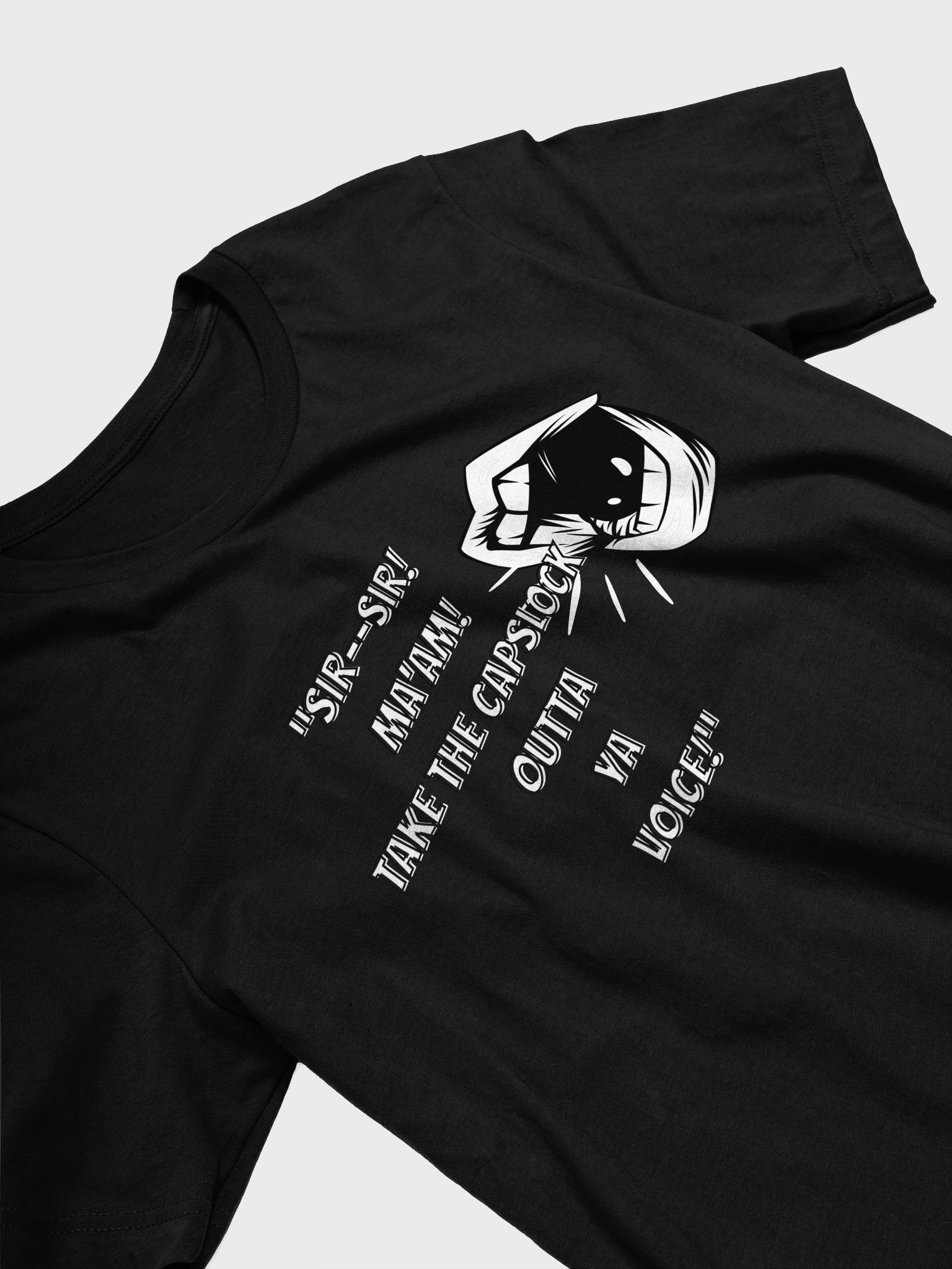 "Take The Caps Off" Dark T-shirt product image (5)