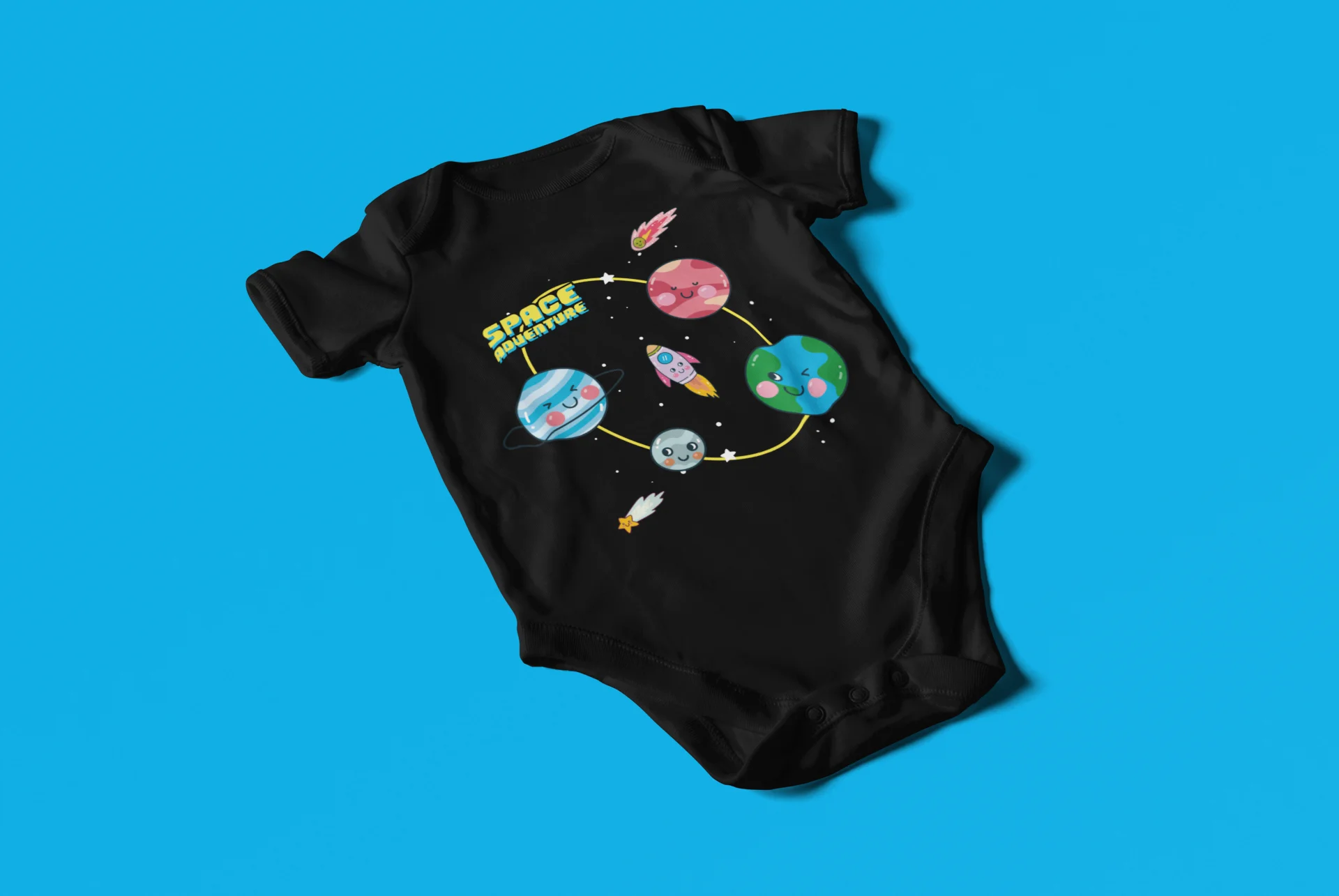 Space Adventure - Baby Bodysuit Onesies for Boys and Girls product image (2)