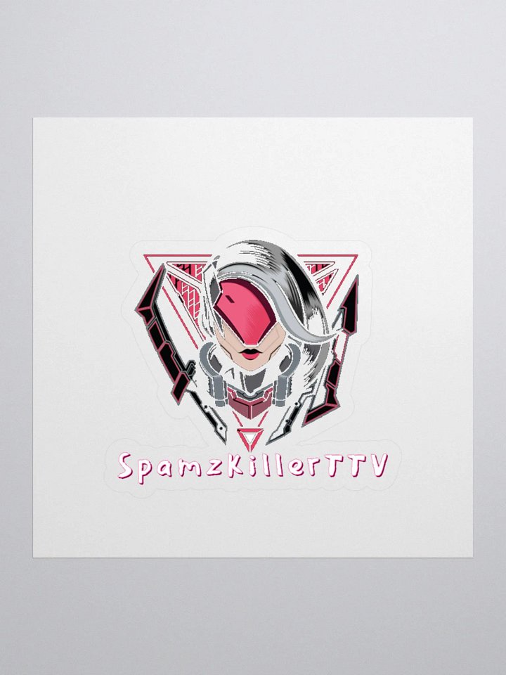 Futuristic Robo-Visor Kiss Cut Stickers product image (1)
