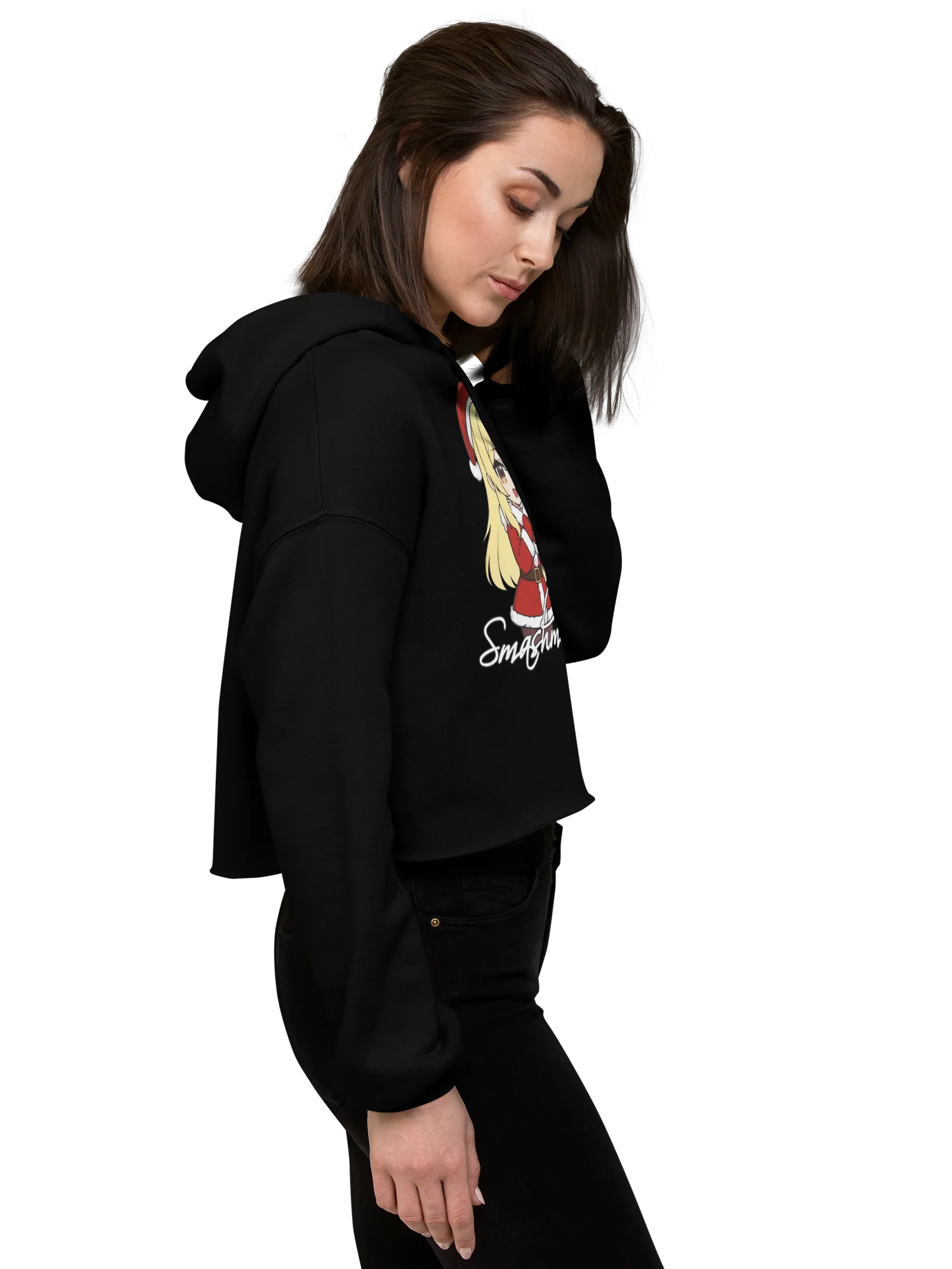 Smashmas 2025 Cropped Crimbus Chibi Hoodie product image (2)