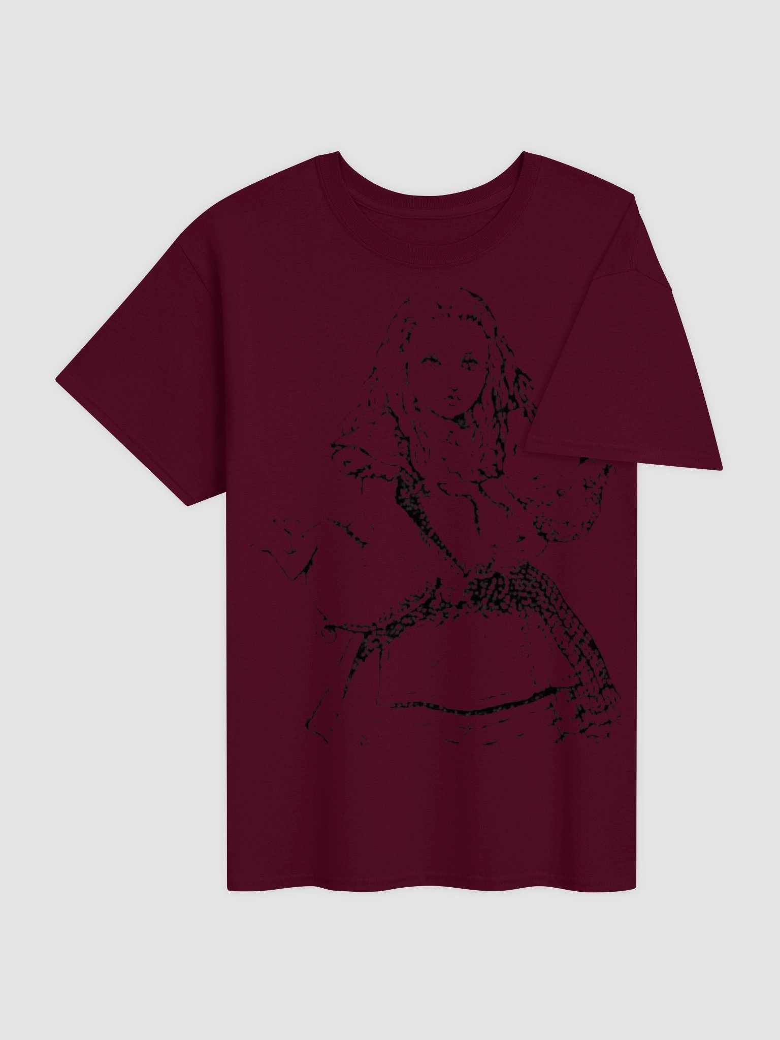 Alice Pig and Pepper Unisex Heavyweight Cotton T-Shirt, Original John Tenniel Illustration product image (4)