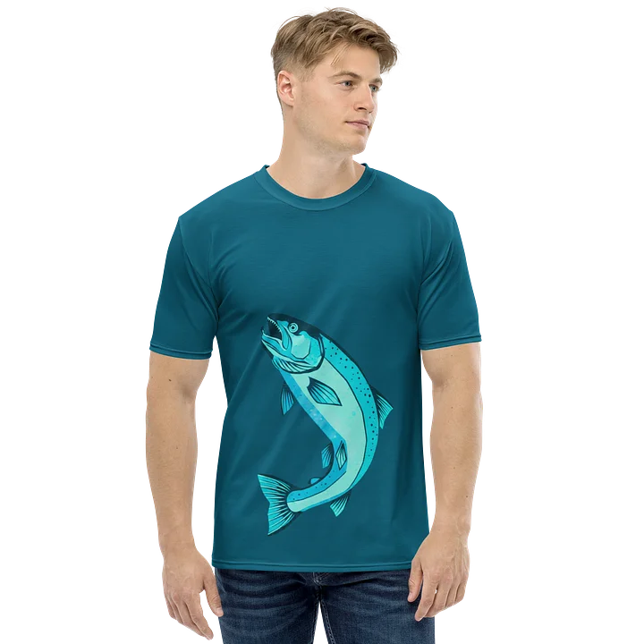 Leaping Blue Fish Splash Tee product image (1)