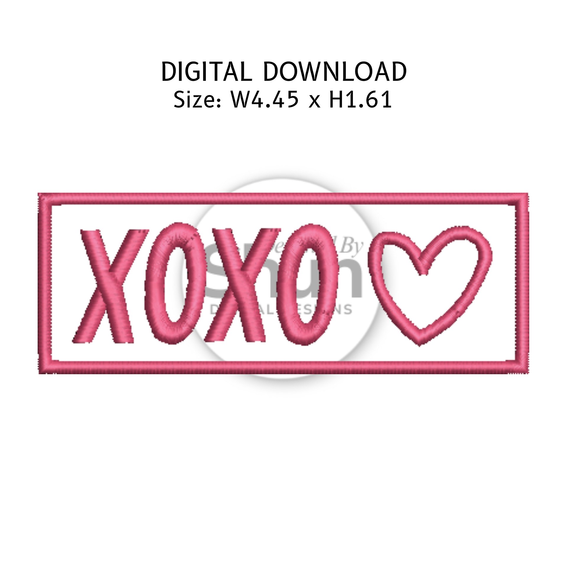 XOXO Patch | Digital Download product image (1)