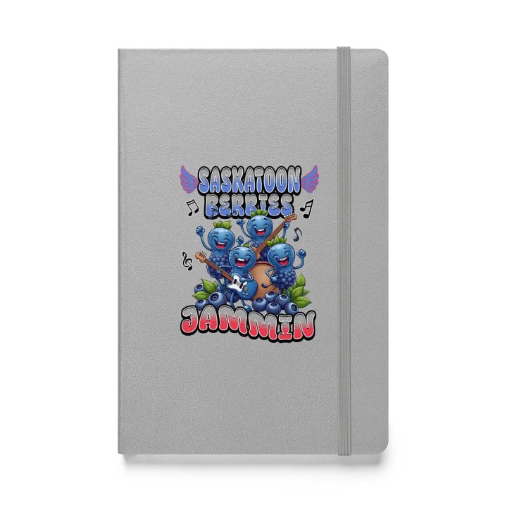 Saskatoon Berries Jammin Hardcover Notebook product image (1)