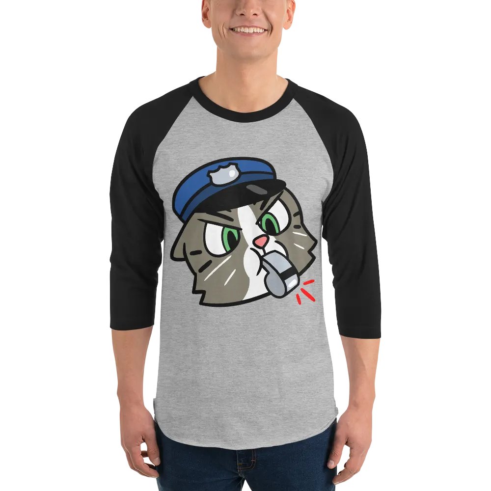Officer Kitty Cat Raglan product image (13)