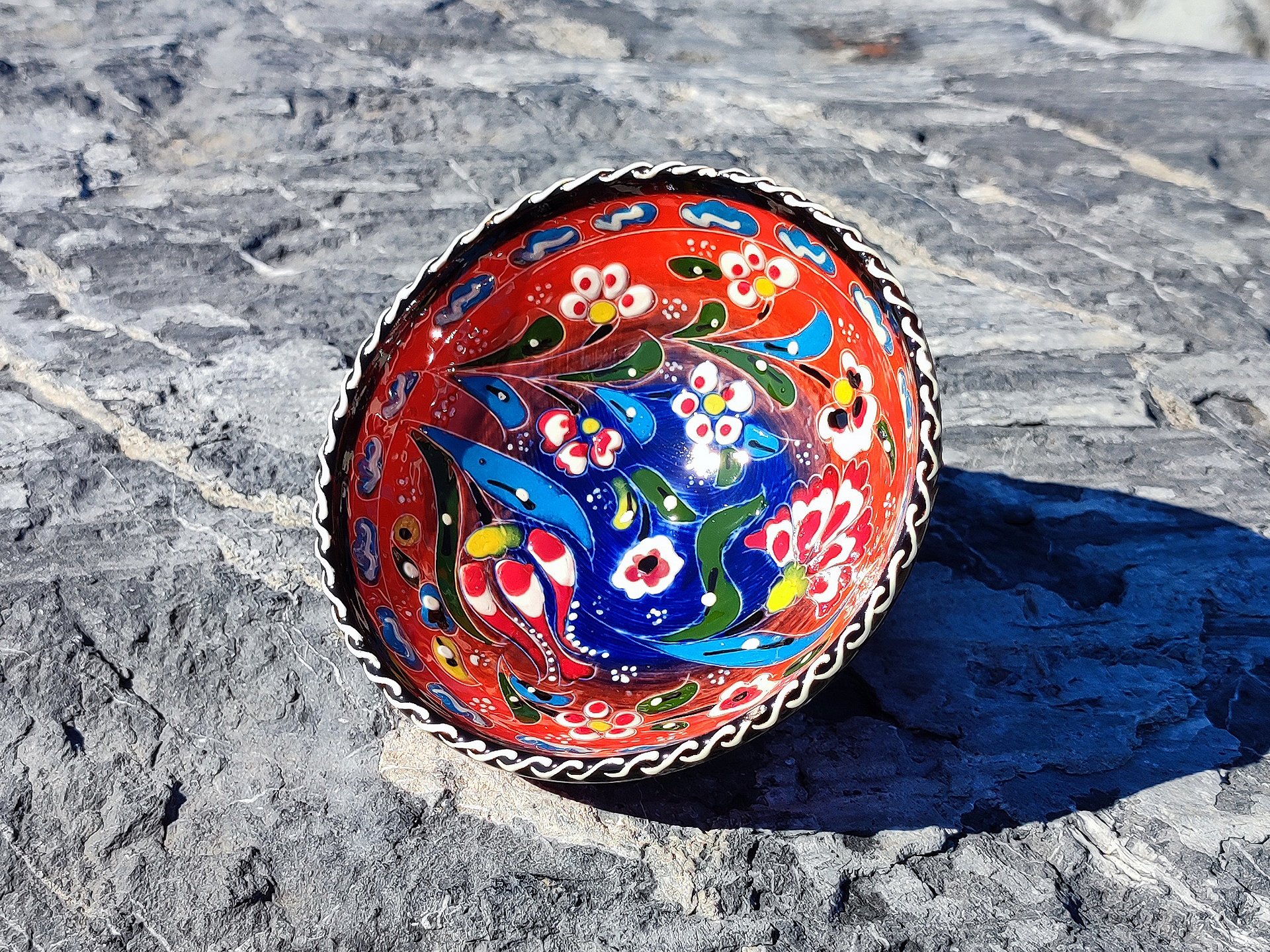 Handcrafted 12cm Ceramic Bowl – Unique Artisanal Pottery for Home Decor product image (5)