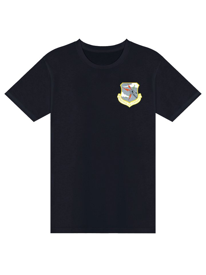 Castle Air Force Base Strategic Air Command - Embroidered t-shirt Navy Blue - Logo front/back product image (1)