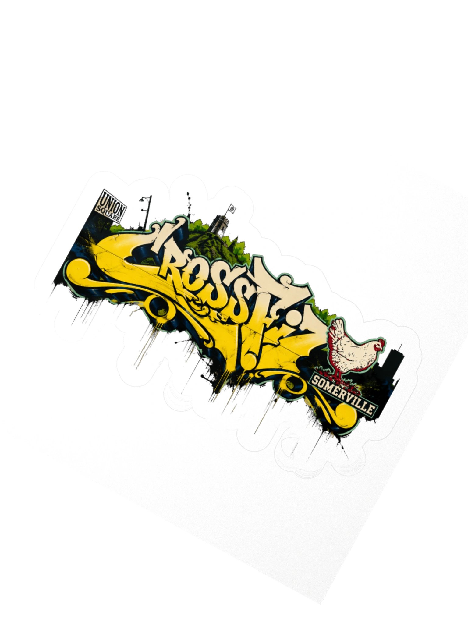 CFSV Graffiti red-chicken Sticker product image (2)