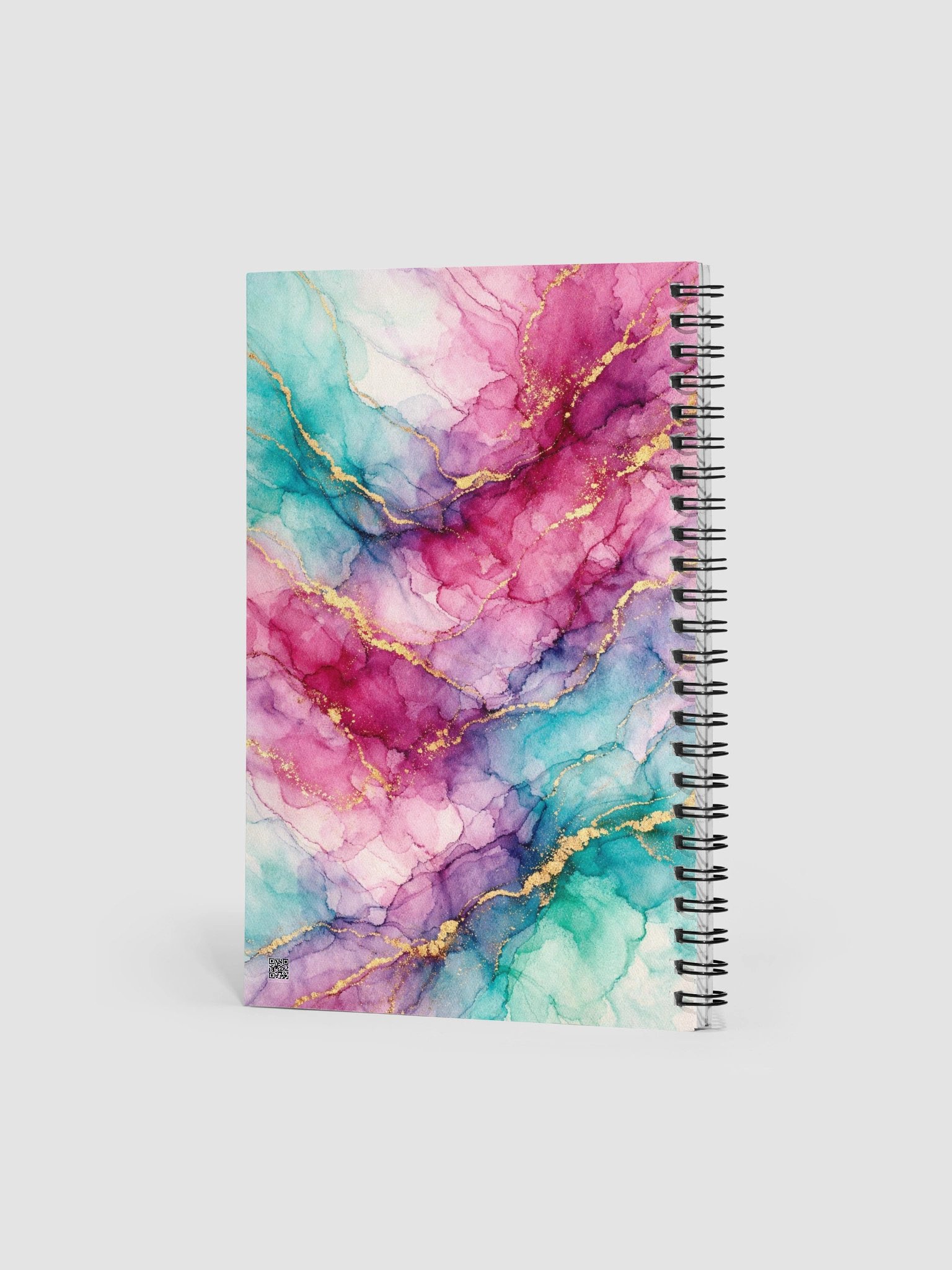 Vibrant Swirls Spiral Notebook product image (2)
