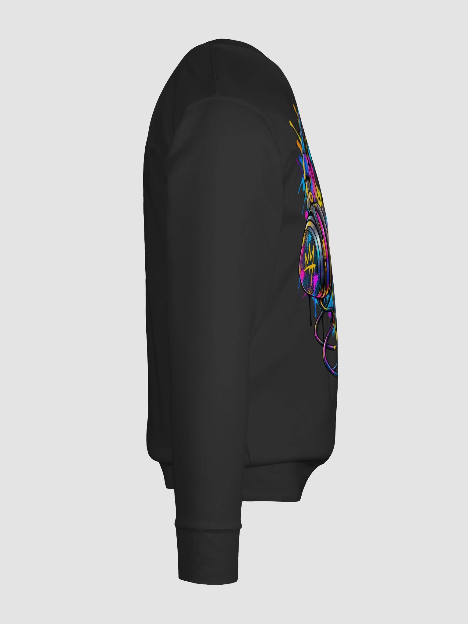Retro 90s Cassette Tape Graphic Sweatshirt - Stylized Vintage Music Pullover product image (20)