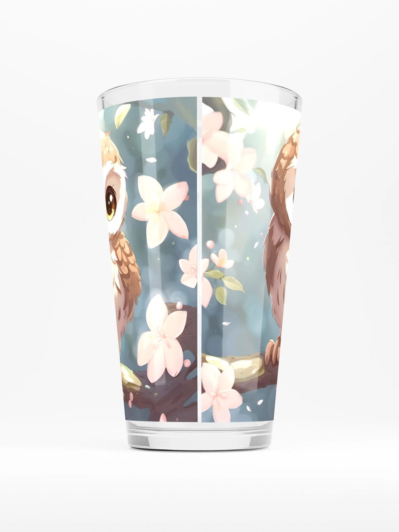 Anime Owl Pint Glass product image (2)