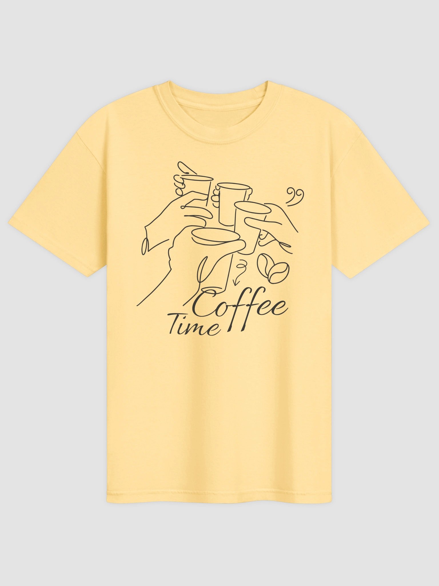 Coffee Time Line Art Tee product image (33)