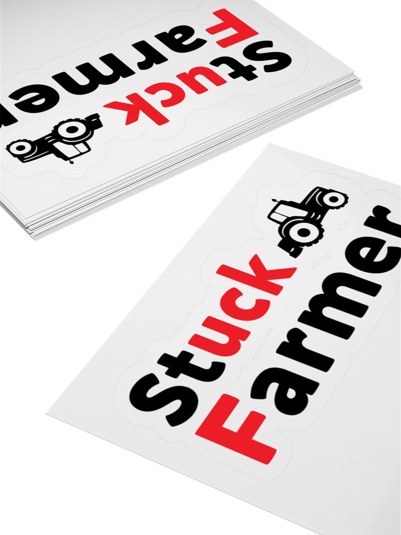 Stuck farmer stickers product image (16)