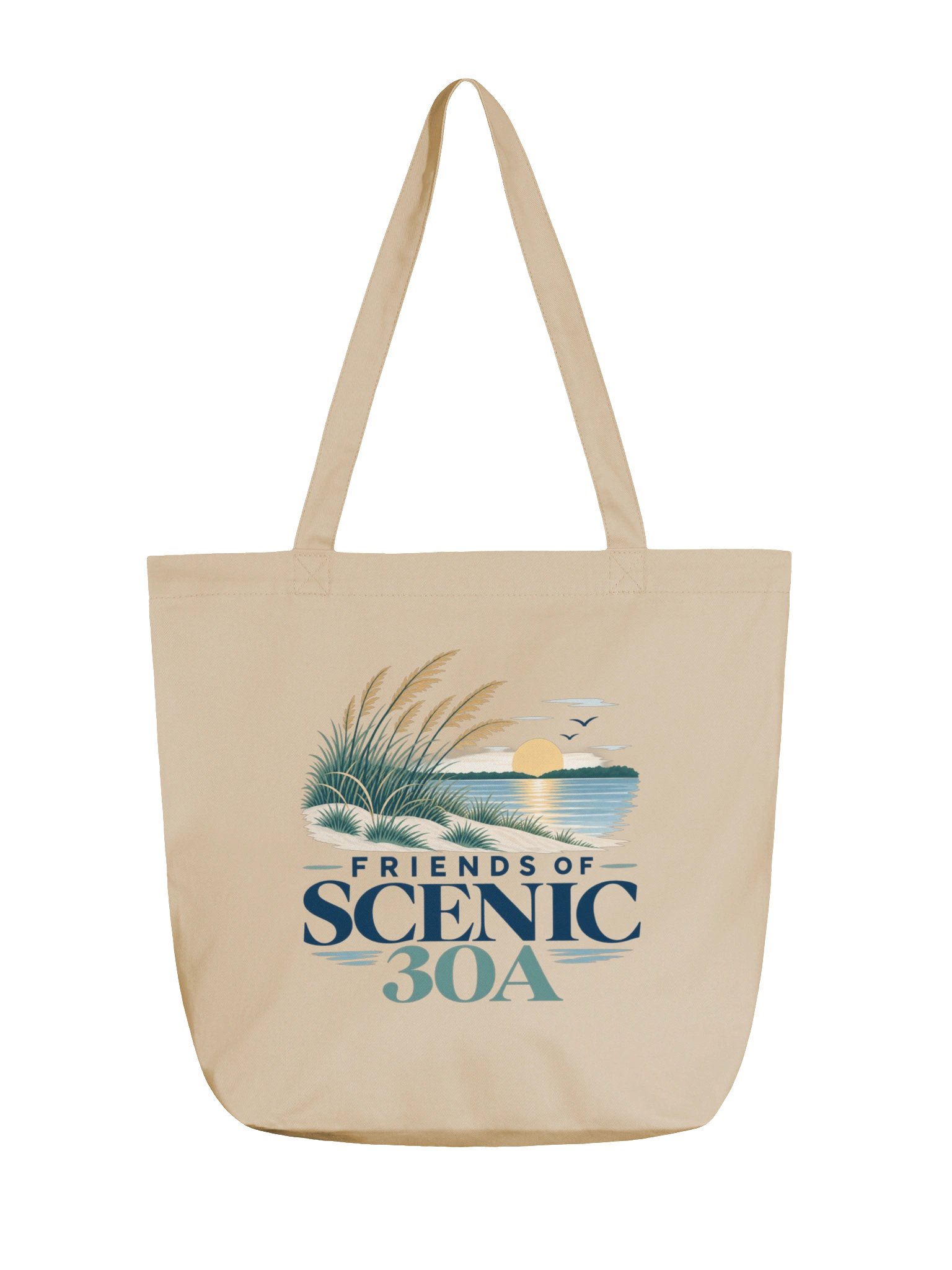 Friends of Scenic 30A Stacked Wordmark Tote product image (1)