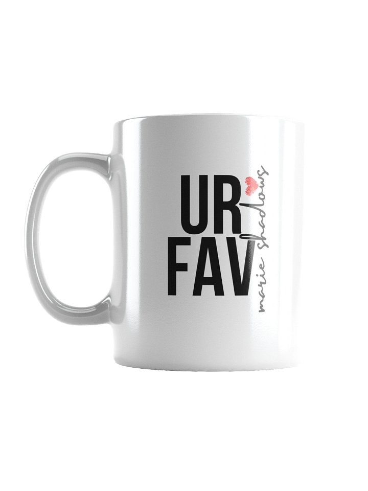 Ur Fav Marie Shadows White Glossy Mug product image (3)