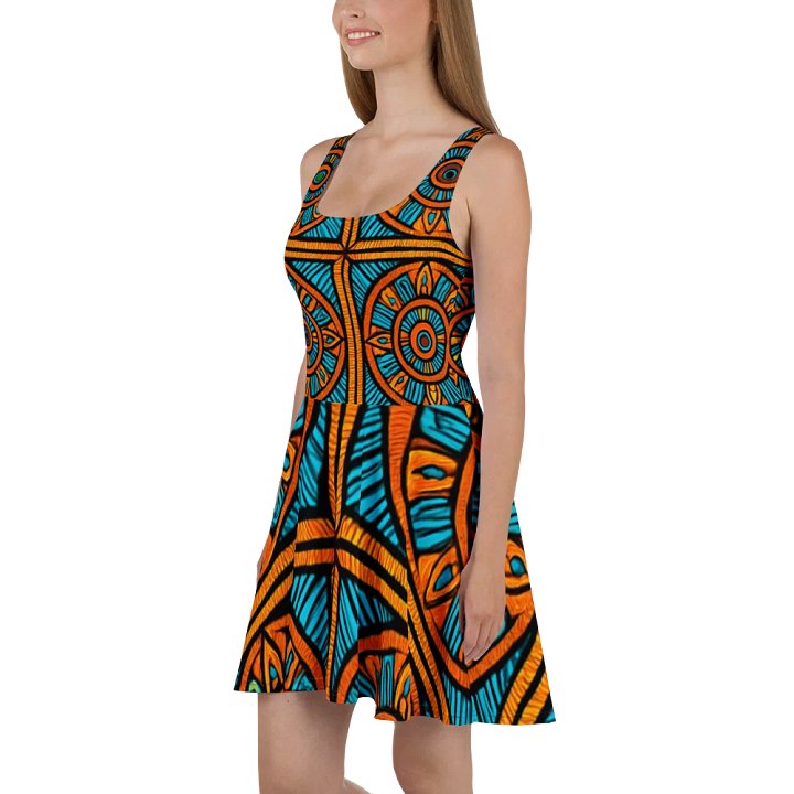 'Philius' Symmetric Mandalas Skater Dress product image (1)