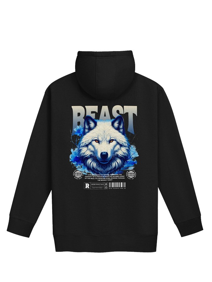 Stylish White Wolf Hoodie for Casual Wear and Comfort product image (2)