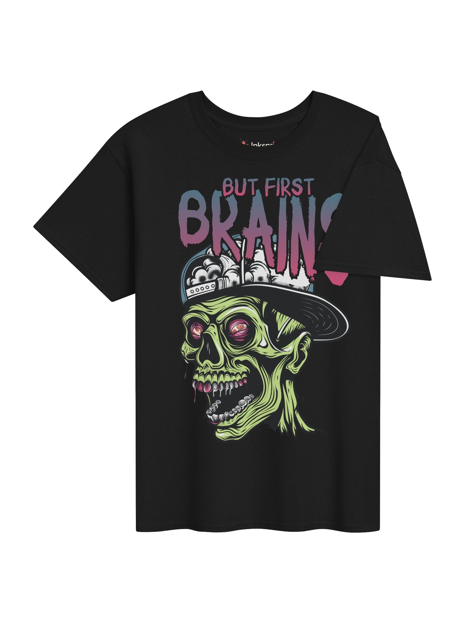 But First Brains Neon Zombie Tee product image (19)